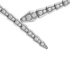 Bulgari Serpenti Viper Necklace With Full Pave Diamonds 18K White Gold alternate view