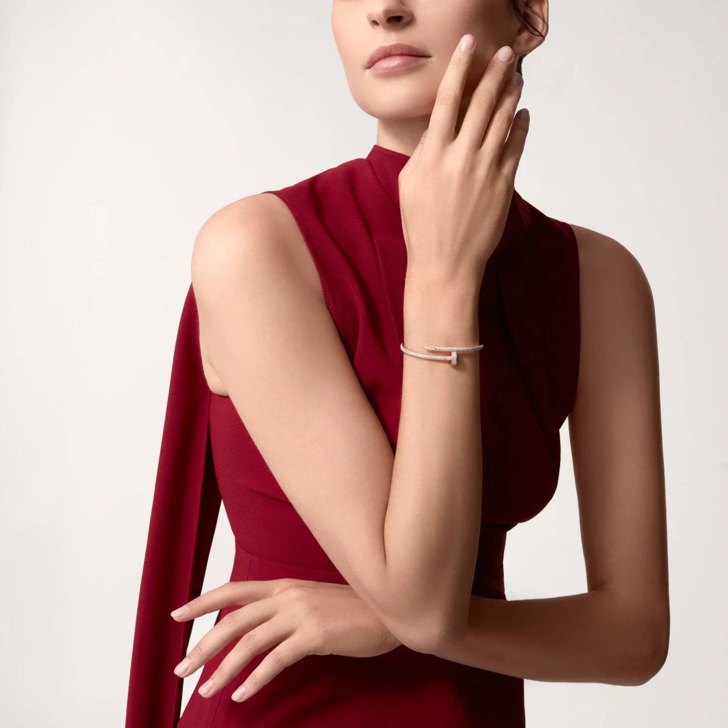 Juste un Clou bracelet, classic model, diamonds alternate view